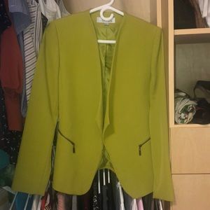 Tahari Lime Green Blazer